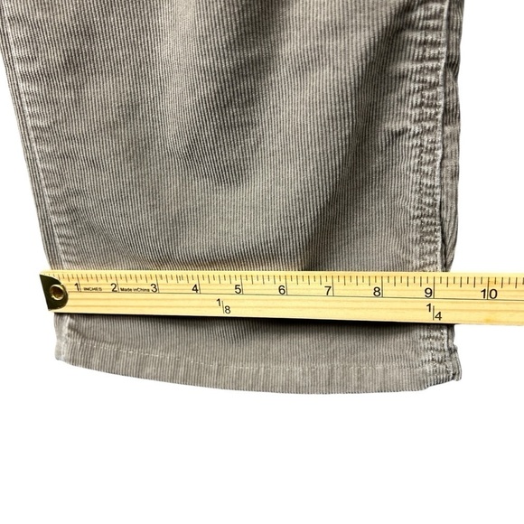 Eddie Bauer Corduroy Women's Curvy Bootcut Pants 12 Khaki Tan Stretch - Picture 11 of 11